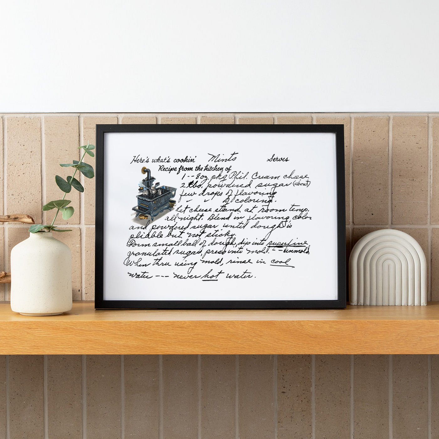 Family Recipe Framed Artwork