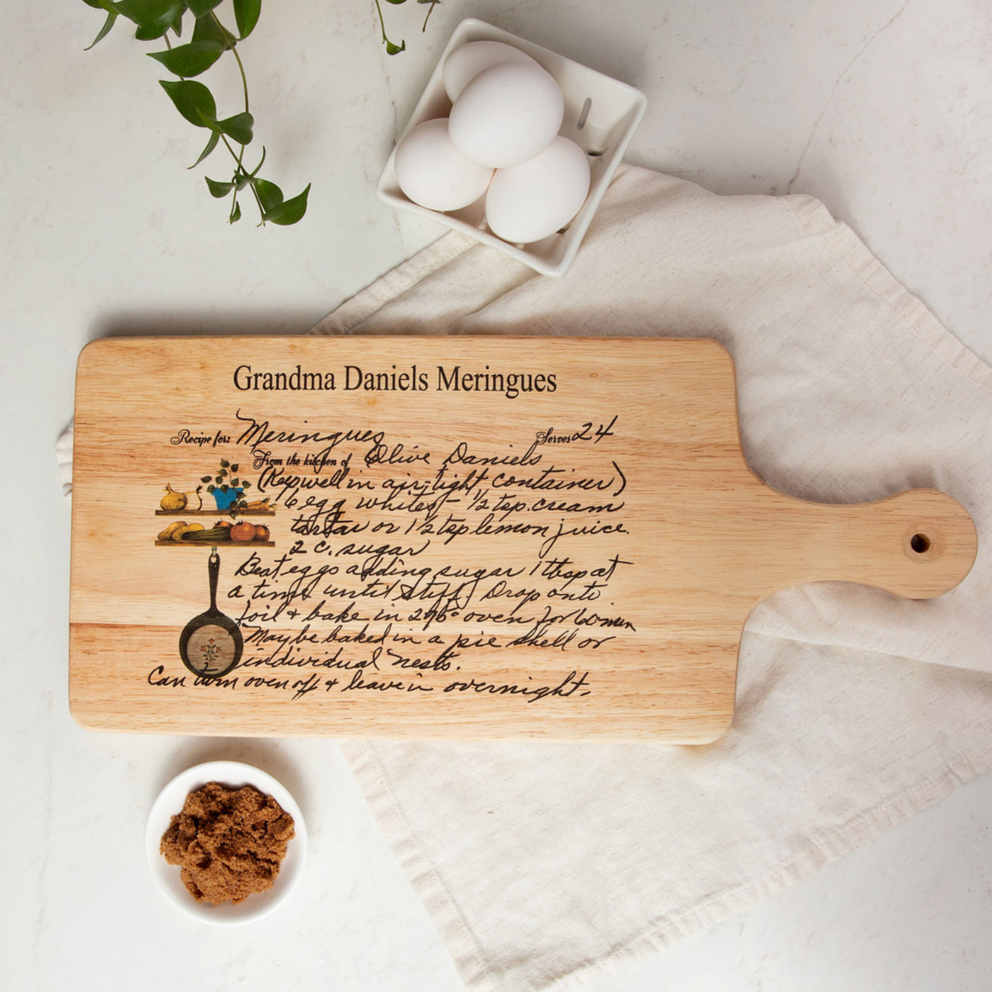 Family Recipe Cutting Board