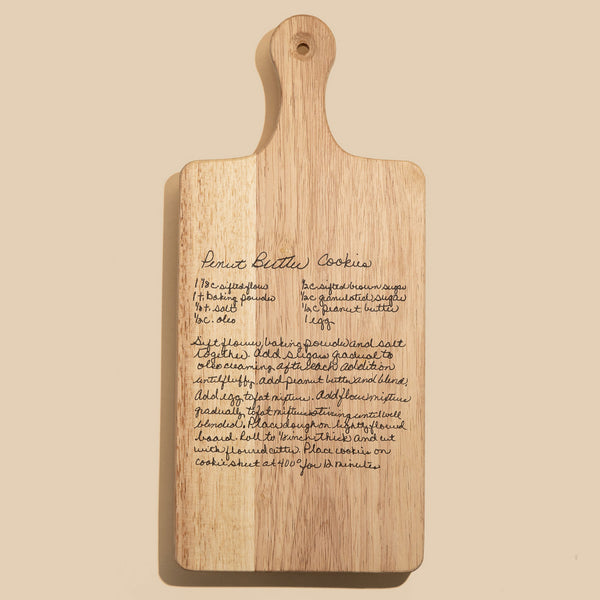 Recipe Cutting Board