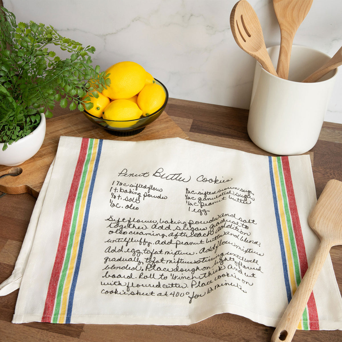 Multi Striped Recipe Towel
