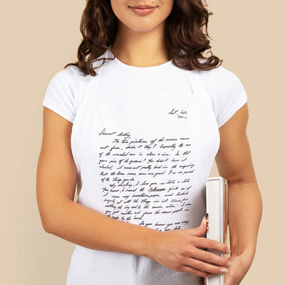 Custom Handwritten Letter Classic Apron