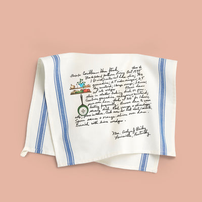 Blue Striped Letter Towel