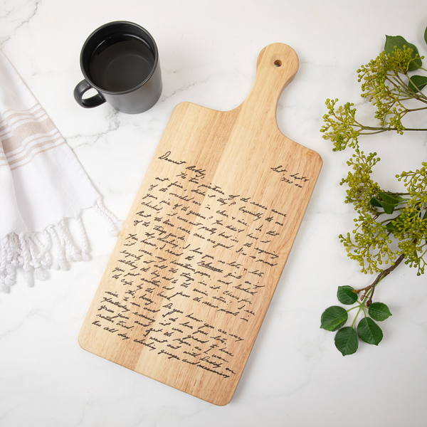 Letter Cutting Board