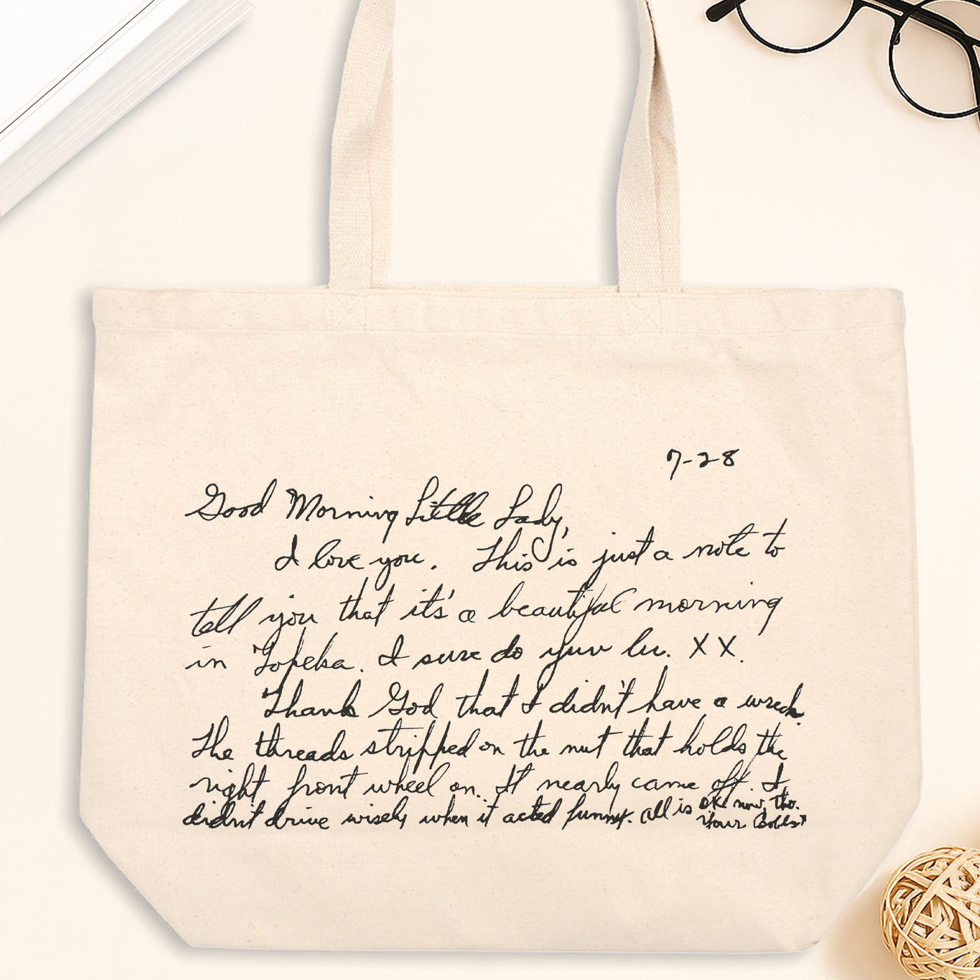 Jumbo Letter Tote