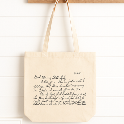 Square Letter Tote