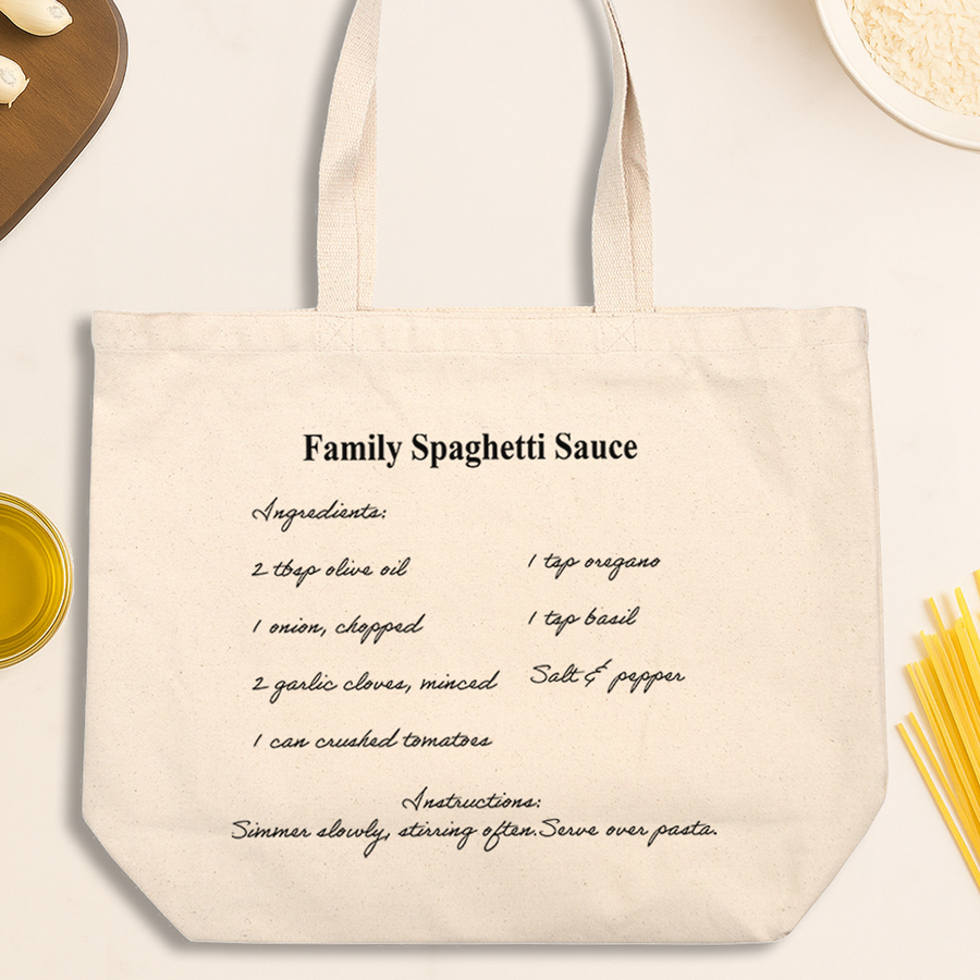 Jumbo Recipe Tote