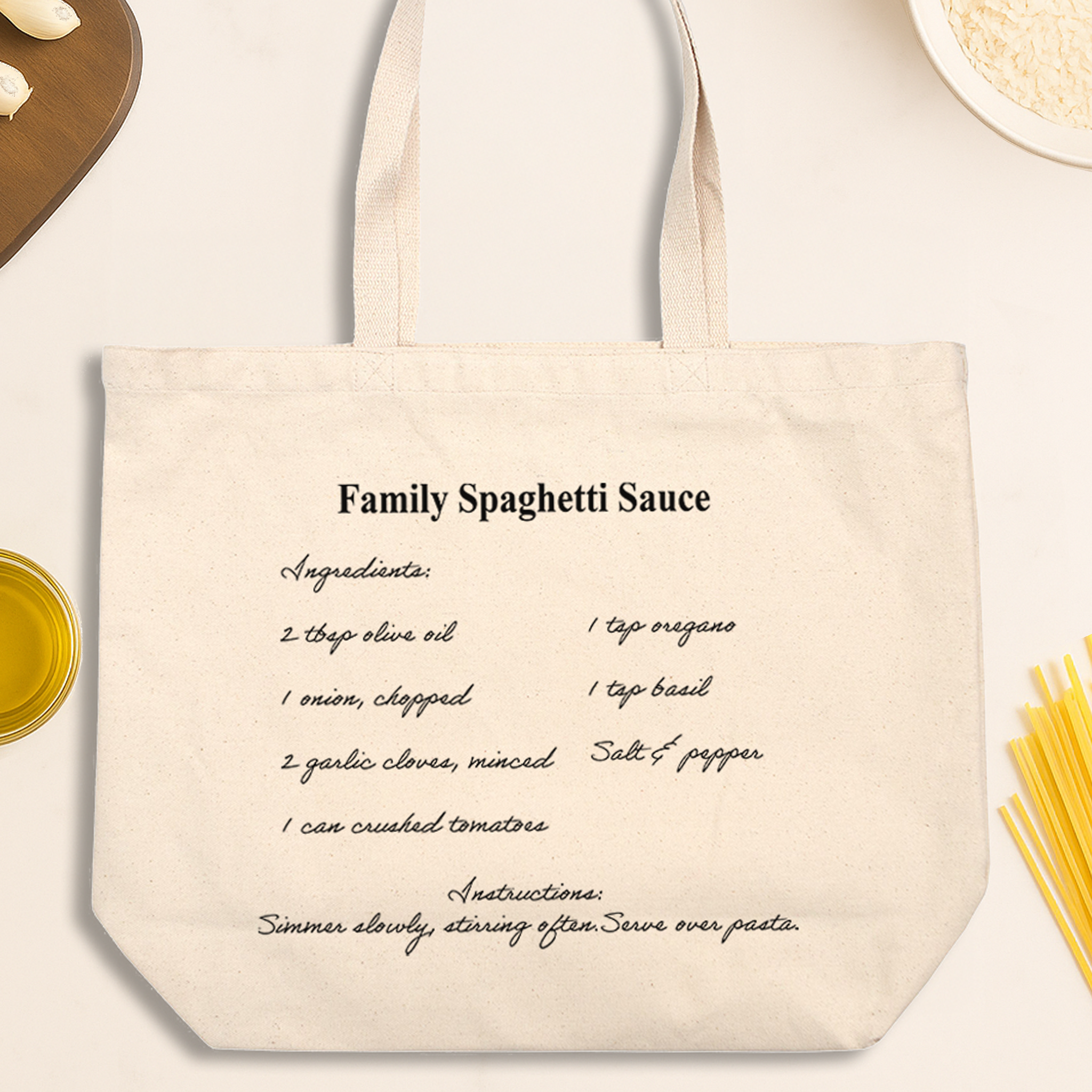 Jumbo Recipe Tote