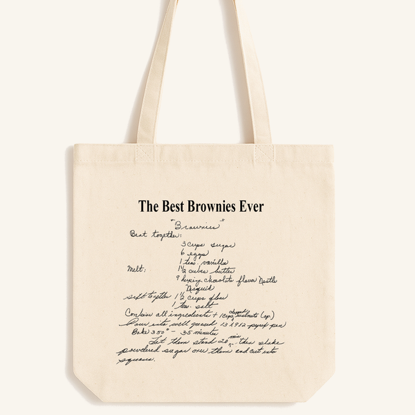 Square Recipe Tote