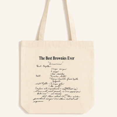 Square Recipe Tote