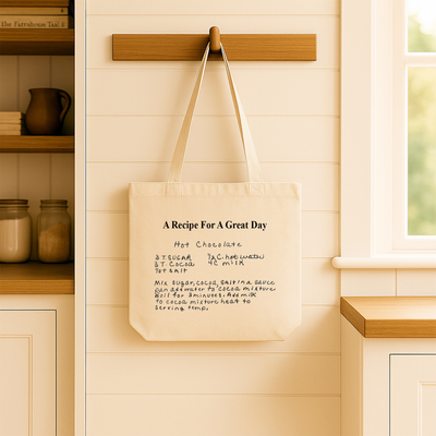 Square Recipe Tote