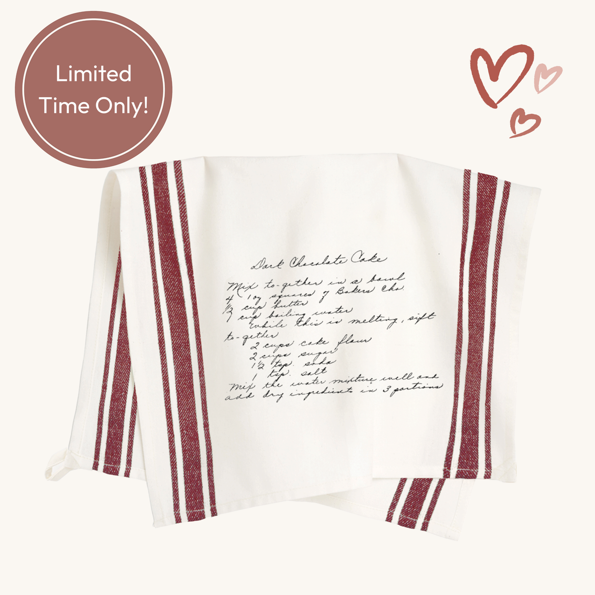 Striped Recipe Towel