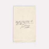 Custom Natural Letter Tea Towel The Printed Gift