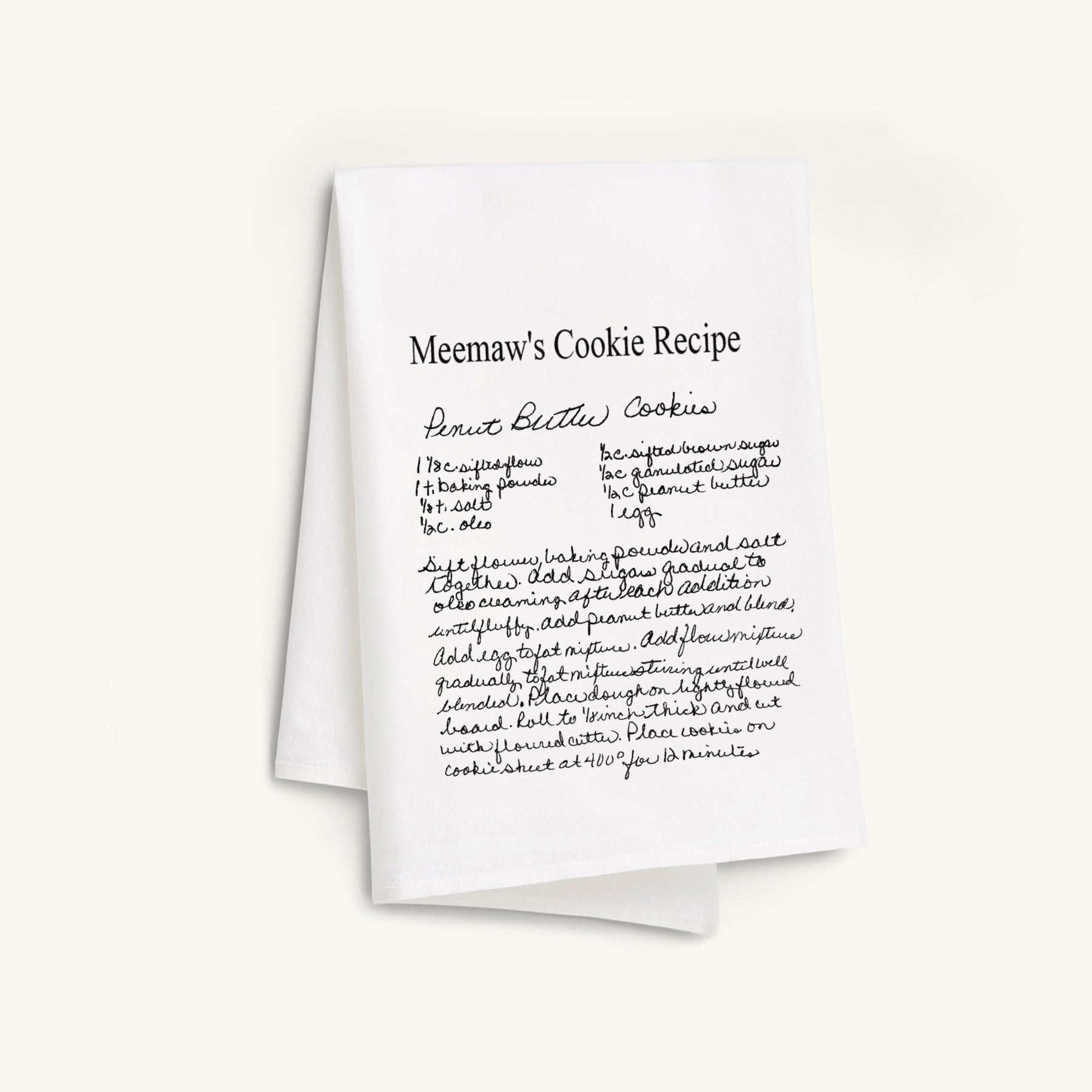 Recipe Tea Towel
