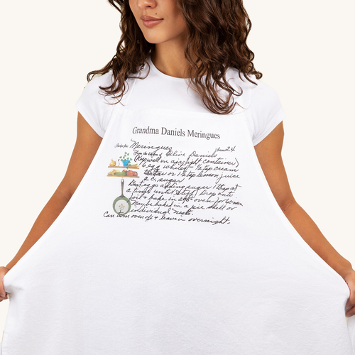 Custom family recipe apron. The Printed Gift