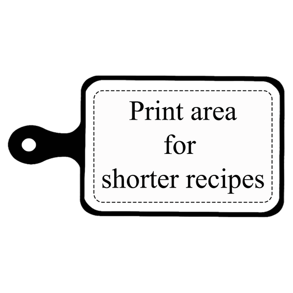 Recipe Cutting Board