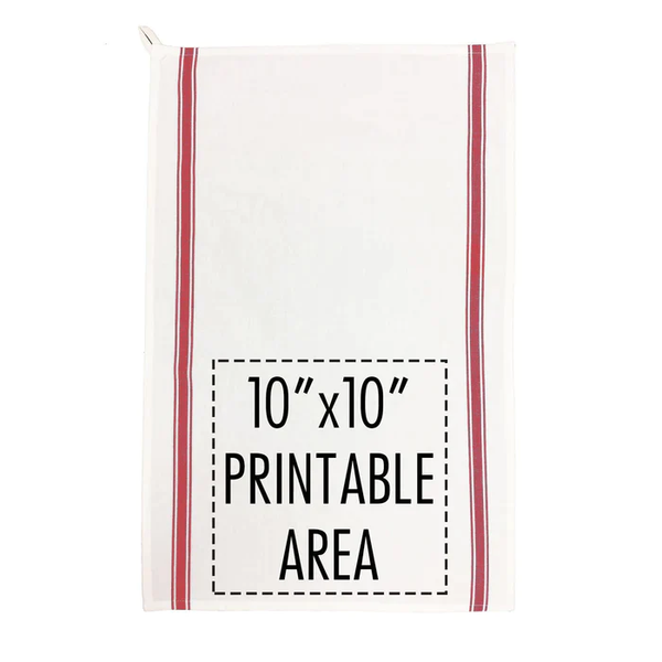 Red Striped Recipe Towel
