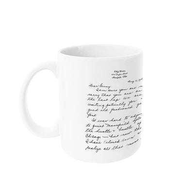 Custom Handwritten Letter Ceramic Mug - The Printed Gift