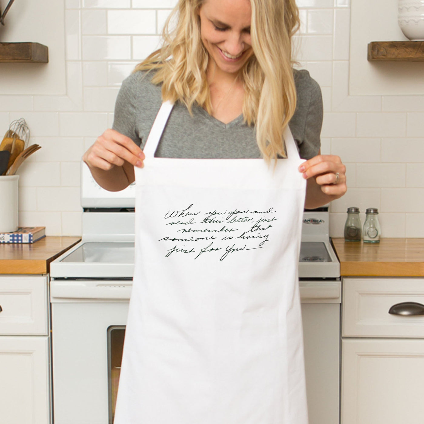 Written Aprons Custom Handwritten Letter Classic Apron – The Printed Gift