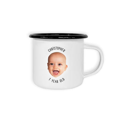Custom Photo Enamel Mug (Background Removed) - The Printed Gift
