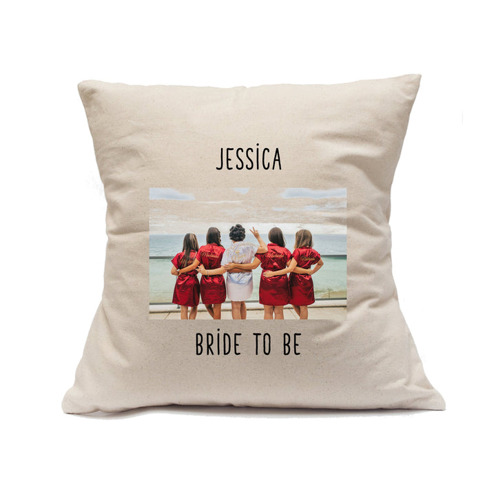 Custom Photo Natural Decorative Pillow - The Printed Gift