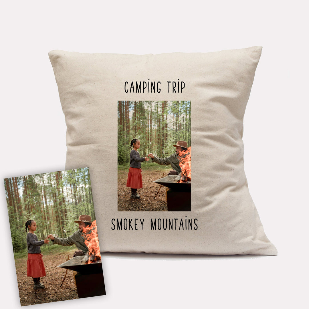 Custom Photo Natural Decorative Pillow - The Printed Gift