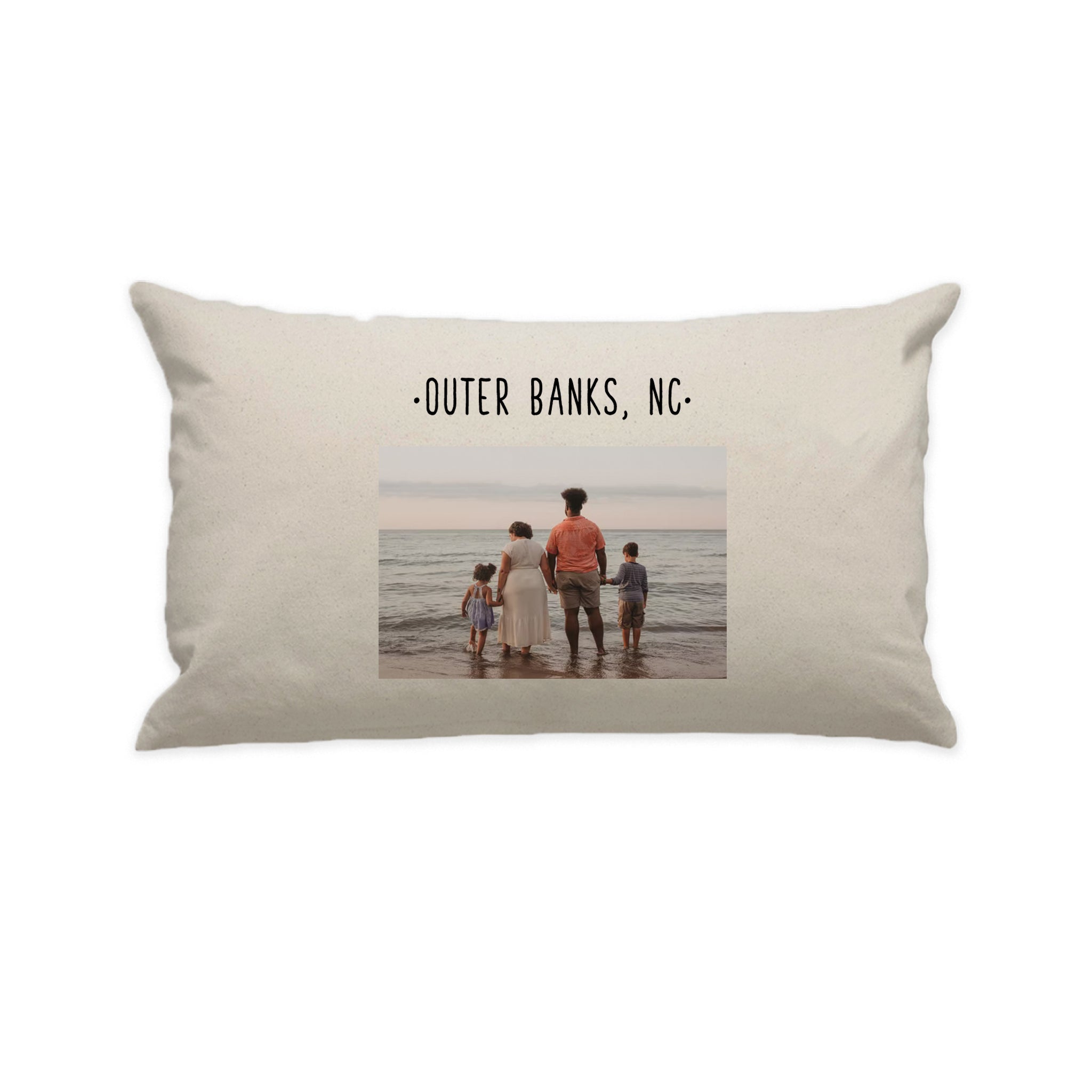 Custom Photo Natural Lumbar Pillow