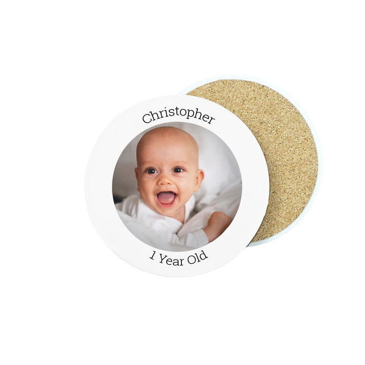 Custom Photo Round Ceramic Coaster Set - The Printed Gift