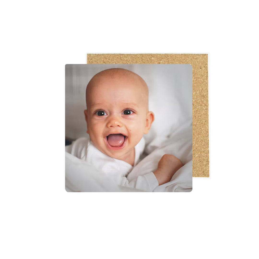 Custom Photo Square Ceramic Coaster Set - The Printed Gift