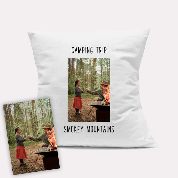 Custom Photo White Decorative Pillow - The Printed Gift