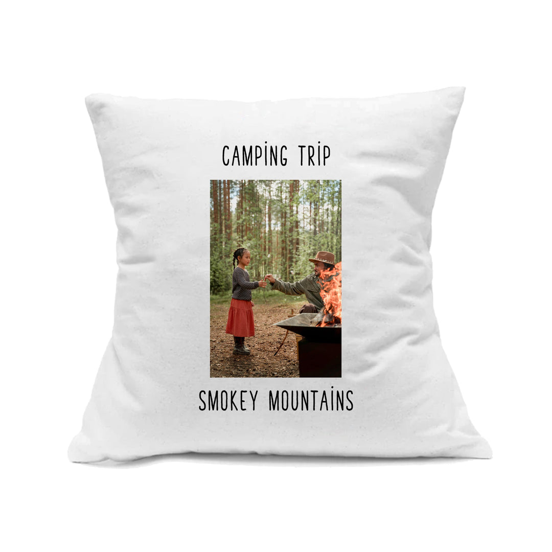 Custom Photo White Decorative Pillow - The Printed Gift