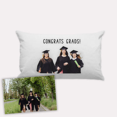 Custom Photo White Lumbar Pillow (Background Removed) - The Printed Gift